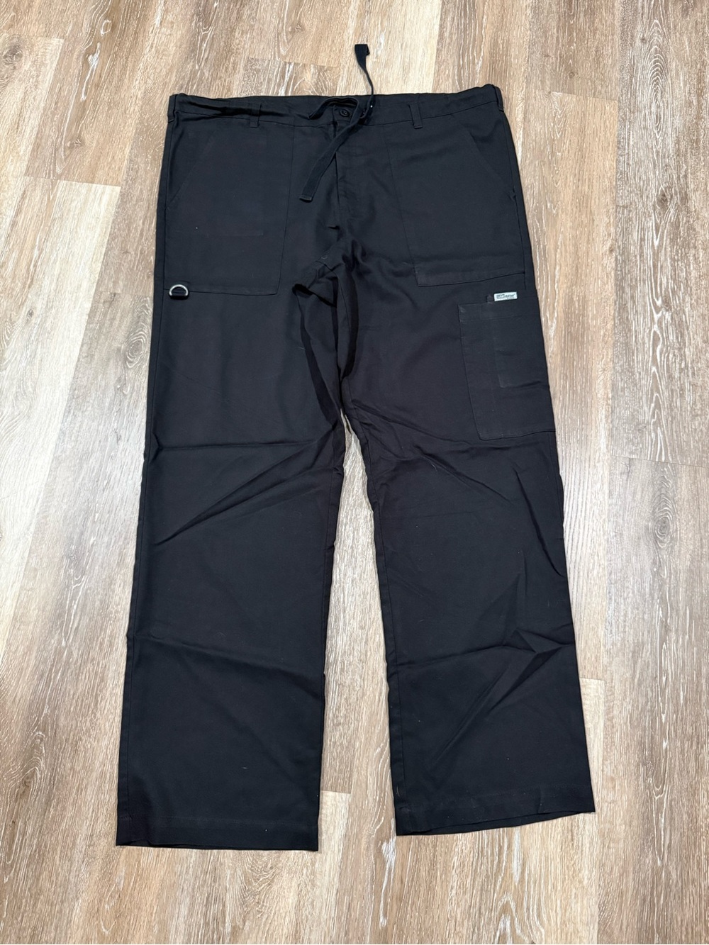 Men's Black Grey’s Anatomy Drawstring Scrub Pants